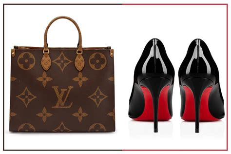 louis vuitton vs louboutin logo|are louis vuitton and christian the same.